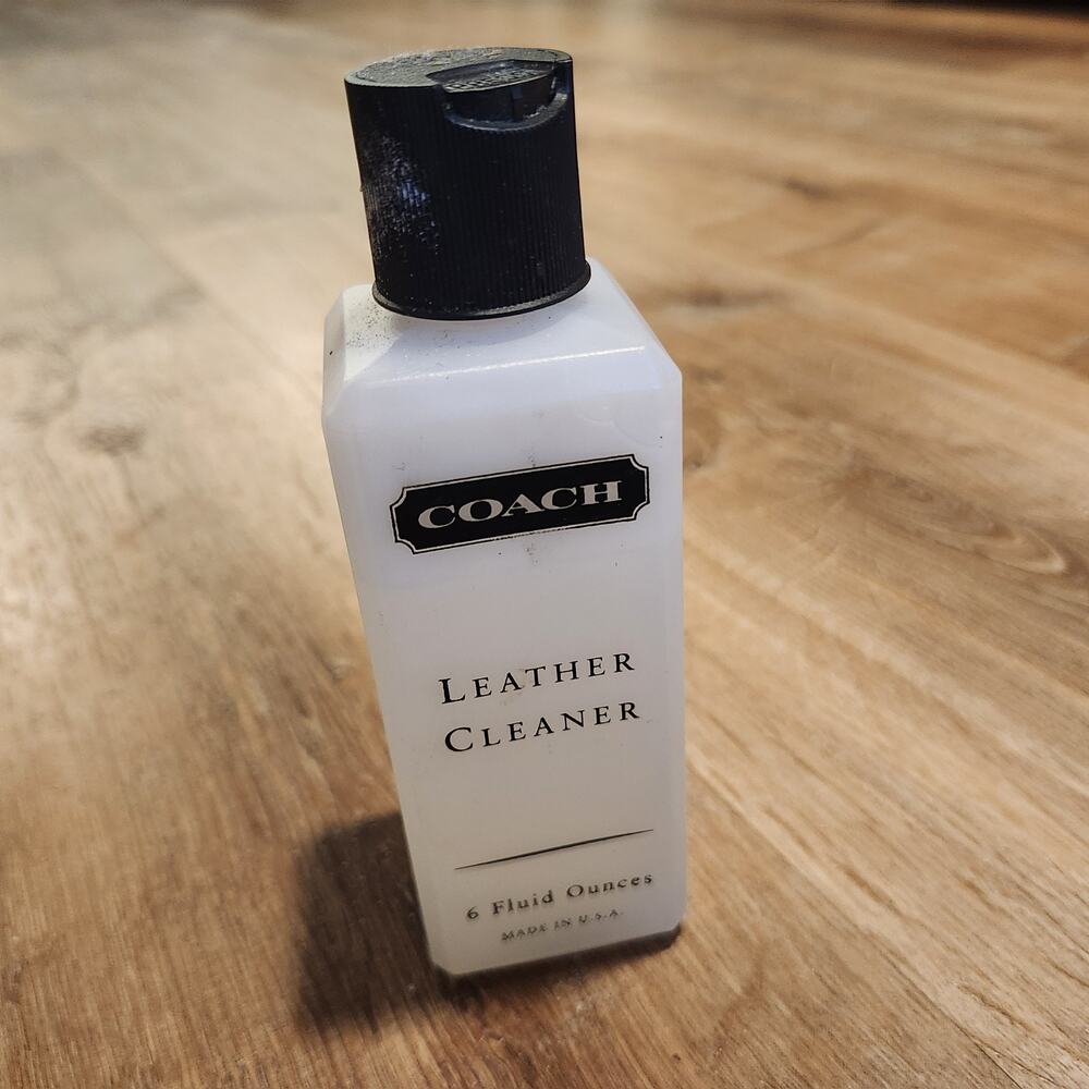 Vintage COACH Leather Cleaner 6oz Bottle Discontinued 3/4 Full